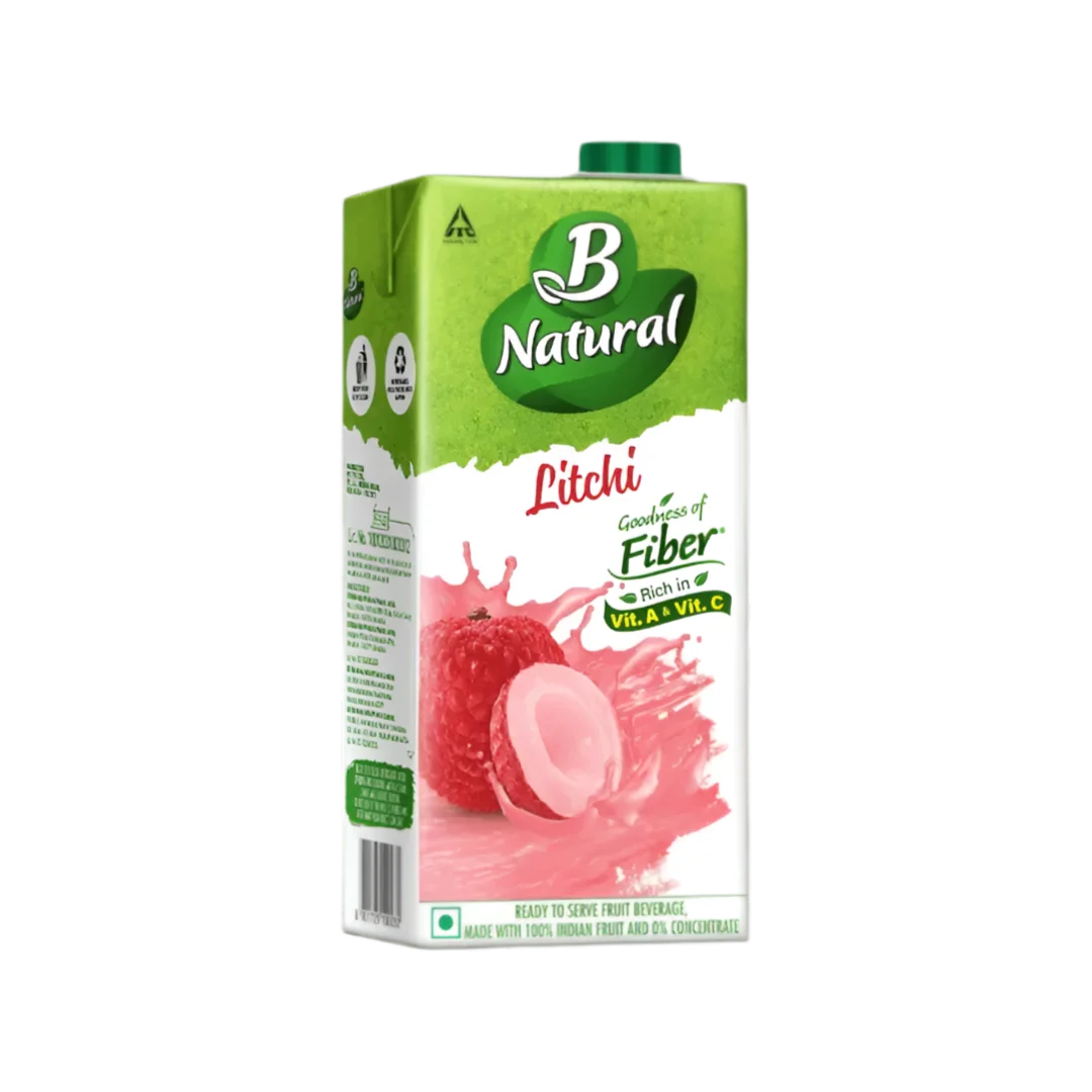 B B Natural Lychee Juice  1L 1L